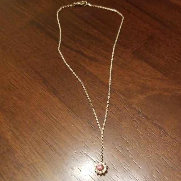 Jewelry - Dainty Pink Lariat Necklace